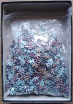 Image of the puzzle 1000, MSM, Construction of a Benedictine Abbey, Complete, Picture of the bag