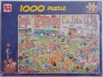 Image of the puzzle 1000, Jumbo, Championship Football, by Jan van Haasteren, Factory Sealed