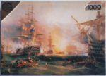 Image of the puzzle 1000, Falcon, Bombardment of Algiers, by George Chambers, Picture of the box