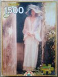Image of the puzzle 1500, Educa, Girl at the Door, Incomplete, Picture of the box