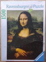 Image of the puzzle 1500, Ravensburger, Mona Lisa, Leonardo da Vinci, Sealed Bag, Picture of the box