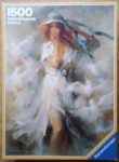 Image of the puzzle 1500, Ravensburger, Beautiful Woman, by Willem Haenraets, Complete, Picture of the box