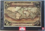 Image of the puzzle 3000, Educa, Typus Orbis Terrarum, by Abraham Ortelius, Sealed Bag, Picture of the box