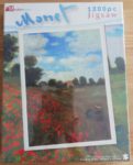 Image of the puzzle 1000, RMS, Poppy Field, by Claude Monet, Factory Sealed, Picture of the box