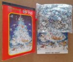 Image of the puzzle 750, Heye, Merry Ski Night, by Marino Degano, Complete, Picture of the bag