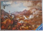 Image of the puzzle 5000, Ravensburger, The Last Battle of the Tirolese Against Napoleon, by Peter von Hess, Sealed Bag, Picture of the box