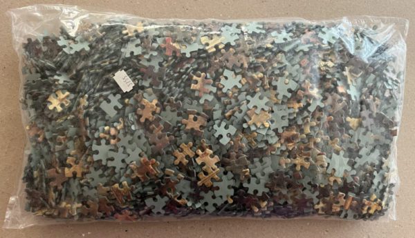 Image of the puzzle 3000, Falcon, The Sermon, by Salvador Sánchez Barbudo, Sealed Bag, Picture of the bag