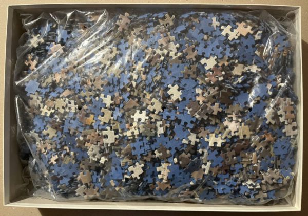 Image of the puzzle 5000, Ravensburger, The Creation of Adam, by Michelangelo, Picture of the bag