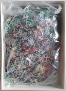 Image of the puzzle 3000, Nathan, Bouquet of Flowers, by Ulrike Schneiders, Sealed Bag, Picture of the bag