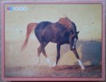 Image of the puzzle 1000, MB, Arab Stallion, by Gabrielle Boiselle, Factory Sealed, Picture of the box