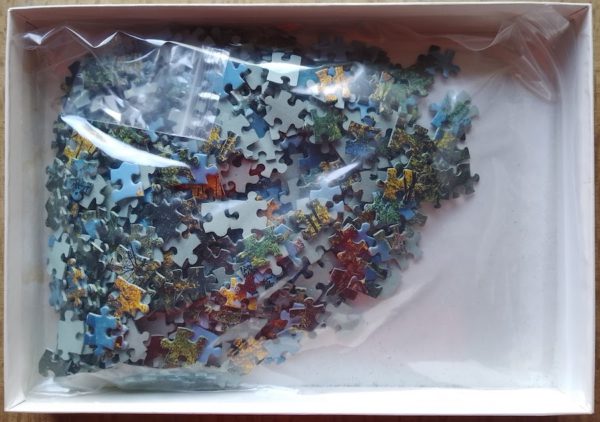 Image of the puzzle 500, Nathan, The Brienz Lake, by Siegfried Eigstler, Complete, Picture of the bag