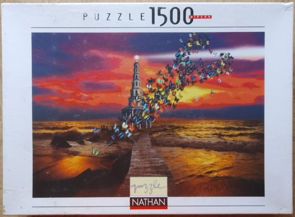 Image of the puzzle 1500, Nathan, Wings of Joy, by Chayan Khoï, Factory Sealed, Picture of the box