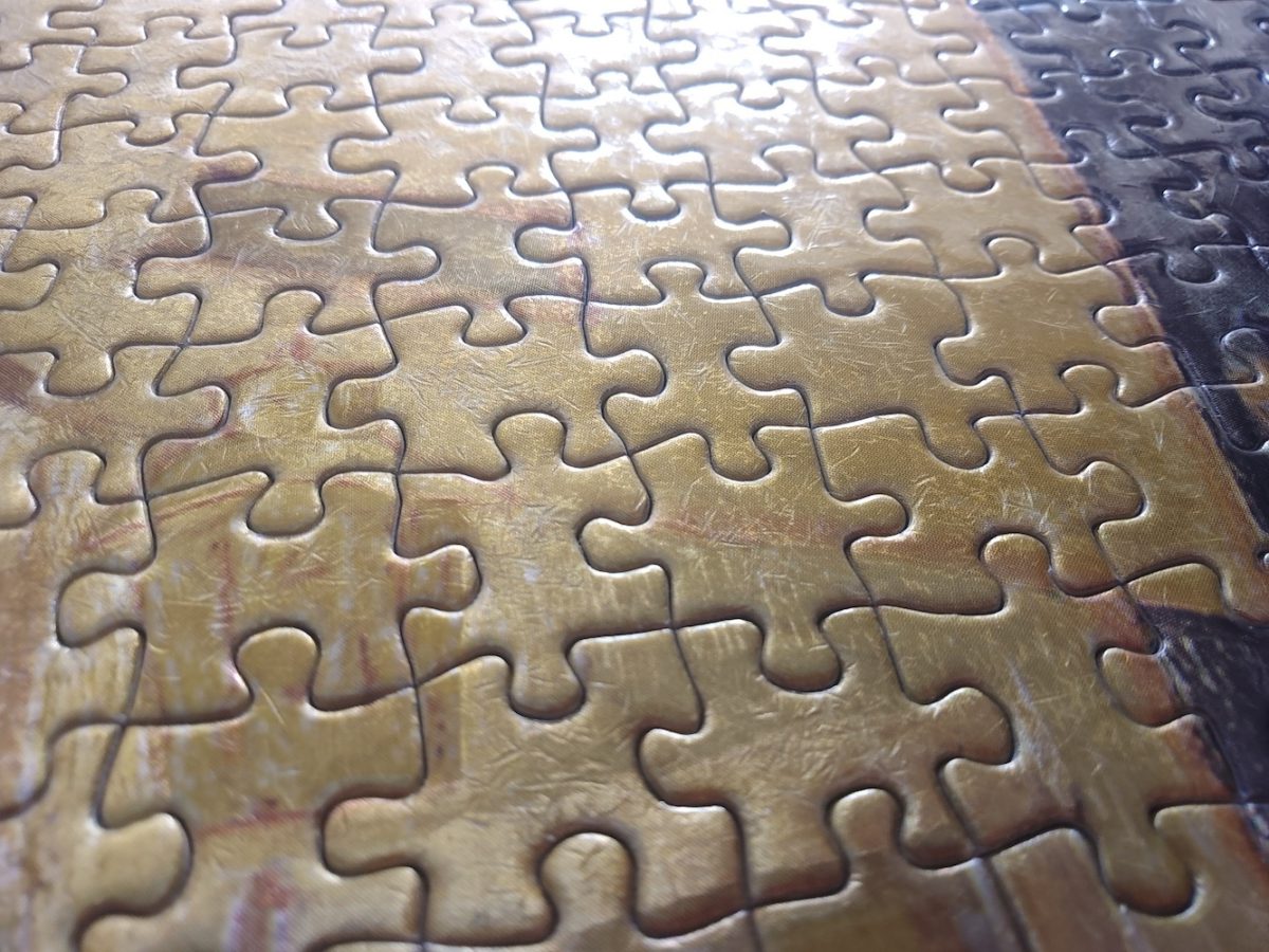 Image of the puzzle 1000, Nathan, The Terrace of the Café, by Vincent van Gogh, Complete, Picture of the pieces