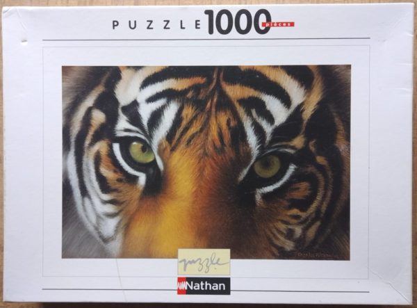Image of the puzzle 1000, Nathan, Eyes of the Goddess, by Charles Alexander, Sealed Bag, Picture of the box