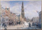 Image of the puzzle 500, Knoop, Horse Inspection on the Grote Markt, by Otto Eerelman, Complete, Picture of the box