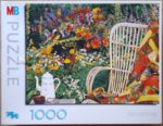 Image of the puzzle 1000, MB, Cane Chair and Flowers, by Eduard van Koolwijk, Complete, Picture of the box