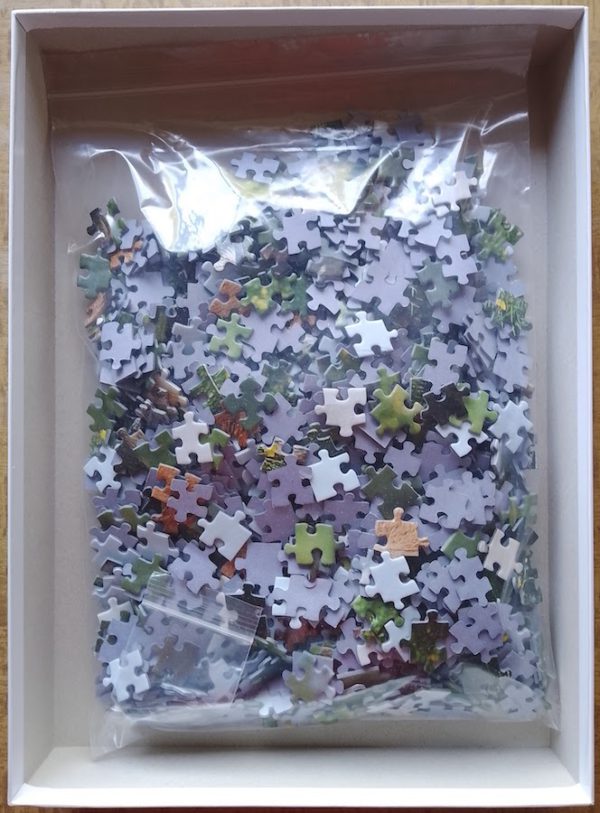 Image of the puzzle 1000, Nathan, Camargue Mare and Foal, by Bruce Coleman, Complete, Picture of the bag