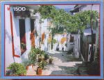 Image of the puzzle 1500, MB, Skopelos, Greece, Complete, Picture of the box