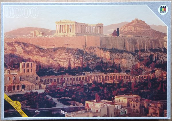 Image of the puzzle 1000, Diset, Acropolis, Athens, Complete, Picture of the box