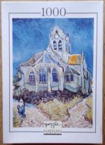 Image of the puzzle 1000, Nathan, The Church in Auvers-sur-Oise, by Vincent van Gogh, Complete, Picture of the box
