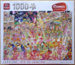 Image of the puzzle 1000, King, Carnival, Rio de Janeiro, by Gerold Como, Factory Sealed, Picture of the box