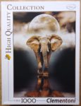 Image of the puzzle 1000, Clementoni, The Elephant, Complete, Picture of the box