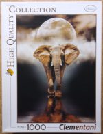 Image of the puzzle 1000, Clementoni, The Elephant, Complete, Picture of the box