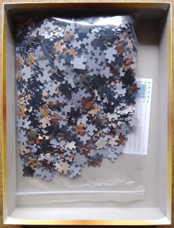 Image of the puzzle 1000, Clementoni, The Elephant, Complete, Picture of the bag