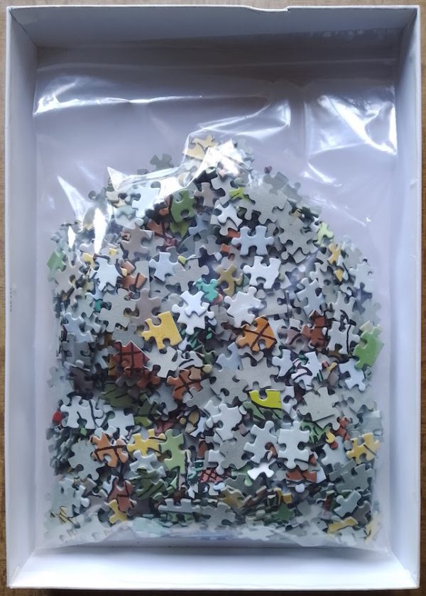 Image of the puzzle 1000, Nathan, Cigars of the Pharaoh, by Hergé, Complete, Picture of the bag