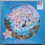 Image of the puzzle 500, Great American Puzzle Factory, In the Beginning, by Bill Bell, Factory Sealed, Picture of the box