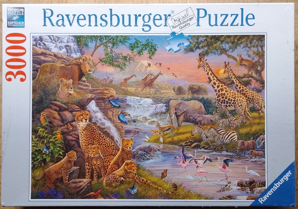 3000, Ravensburger, Animal Kingdom, Carlson - Rare Puzzles