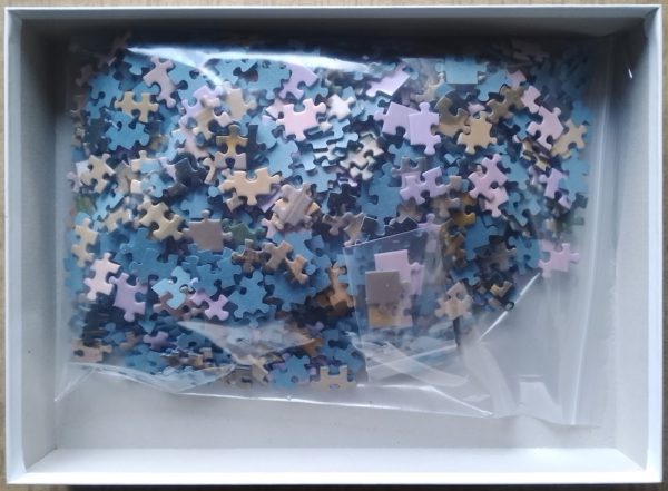 Image of the puzzle 1000, Nathan, The Taj Mahal, by Gale Beery, Complete, Picture of the bag