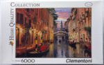 Image of the puzzle 6000, Clementoni, Venice, by Dominic Davison, Sealed Bag, Picture of the box
