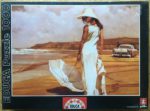 Image of the puzzle 1000, Educa, Woman with a Parasol, by Mark Spain, Factory Sealed, Picture of the box