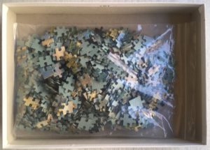 Image of the puzzle Image of the puzzle 500, Jumbo, The Bridge at Argenteuil, by Claude Monet, Complete, Picture of the bag