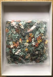 Image of the puzzle 1000, Jumbo, Jukebox, by Clive Powell, Complete, Picture of the bag