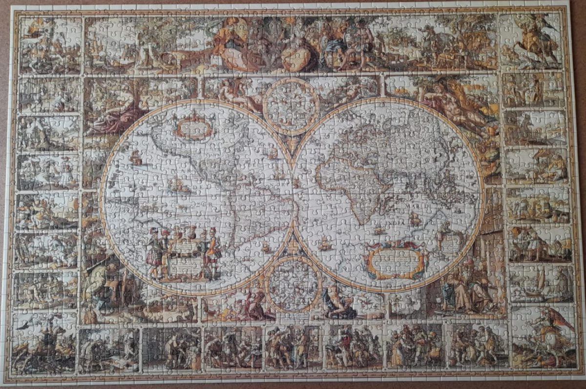 1000, Yanoman, Antique Map, Visscher - Rare Puzzles