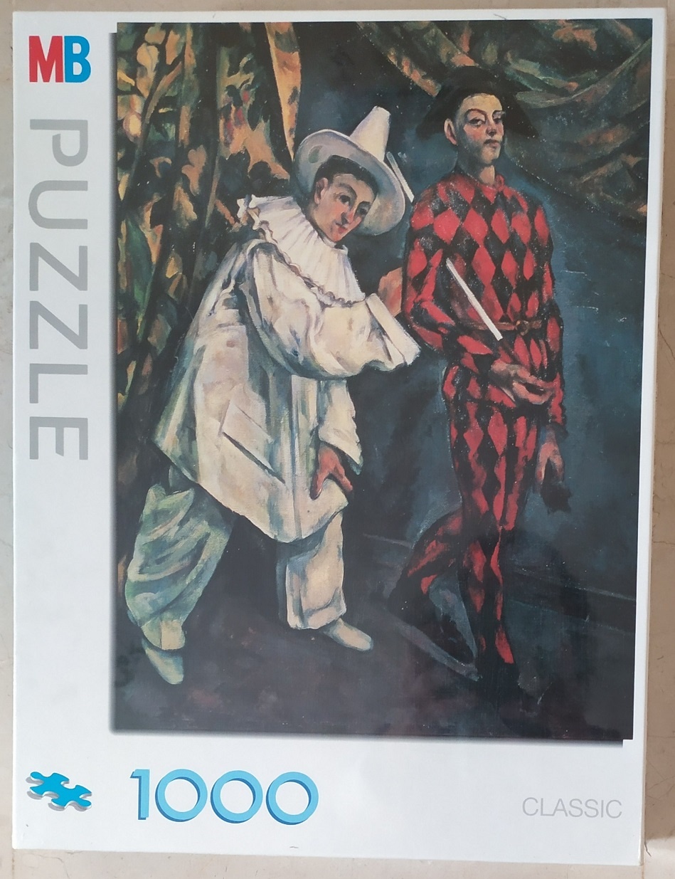 1000, MB, Pierrot and Harlequin, Cézanne Rare Puzzles