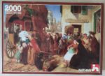 Image of the puzzle 2000, Nathan, Stagecoach Departure, by Abraham Solomon, Sealed Bag, Picture of the box