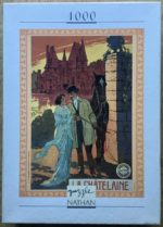 Image of the puzzle 1000, Nathan, La Châtelaine, Complete, Picture of the box