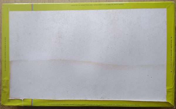 Image of the puzzle 1000, Orli, La Camargue, Factory Sealed, Picture of the back