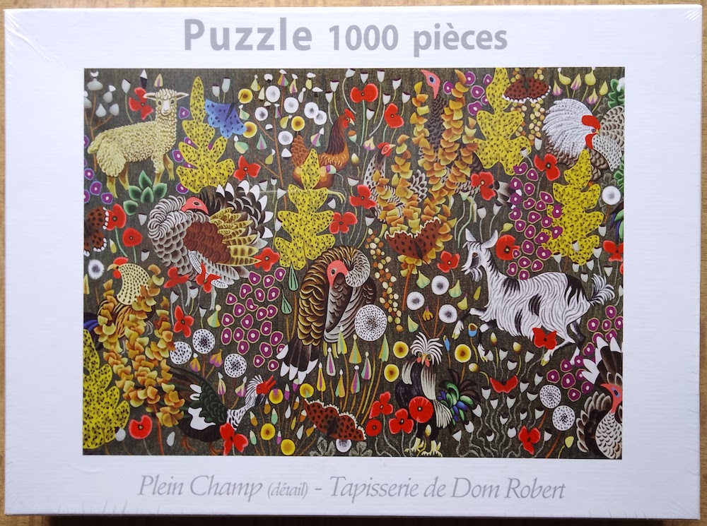1000, Ferriot Cric, Plein Champ (Detail), by Dom Robert, Factory Sealed, 2022-09-14 Image of the puzzle 1000, Ferriot Cric, Plein Champ (Detail), by Dom Robert, Factory Sealed, Picture of the box