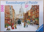 Image of the puzzle 1000, Ravensburger, St Pauls and Ludgate Hill, by Derek Braithwaite, Complete, Picture fo the box