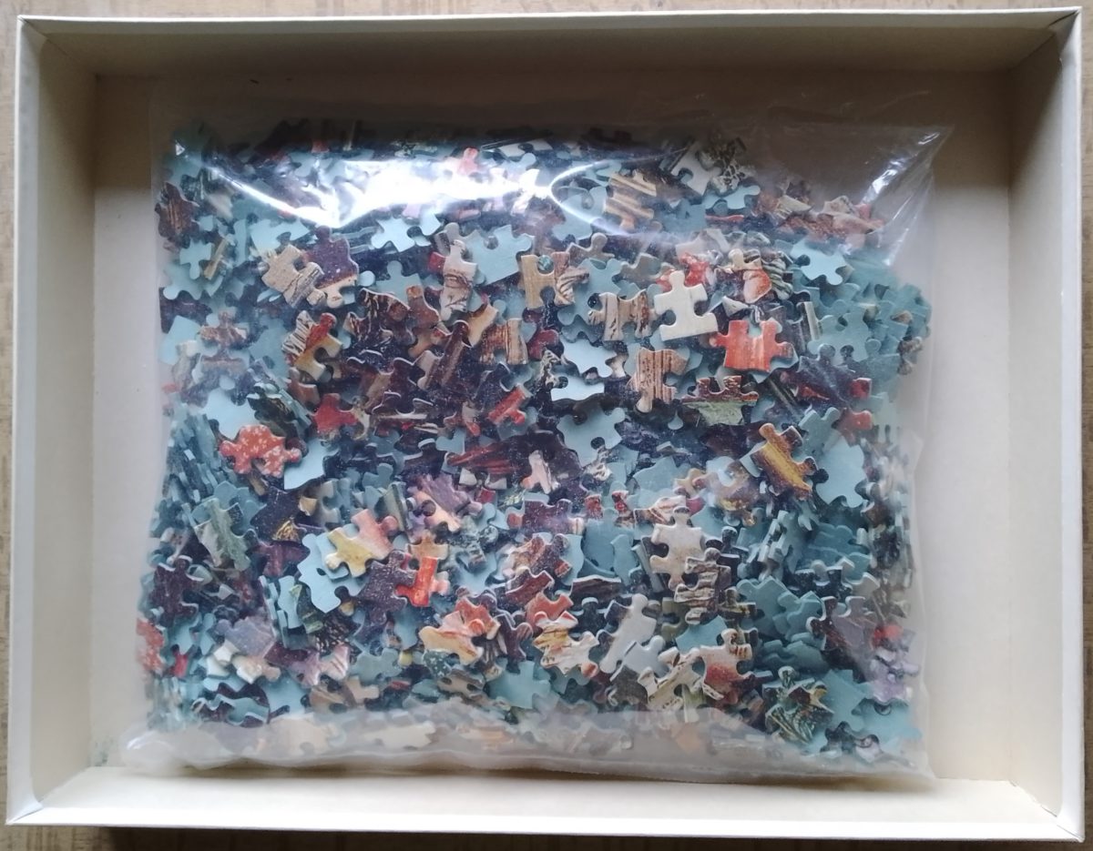 Image of the puzzle 1000, MB, Atelier de Couture en Arles, by Antoine Raspal, Sealed Bag, Picture of the bag