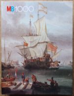 Image of the puzzle 1000, MB, Venetian Pilgrim Ship, by Abraham Storck, Complete, Picture of the box
