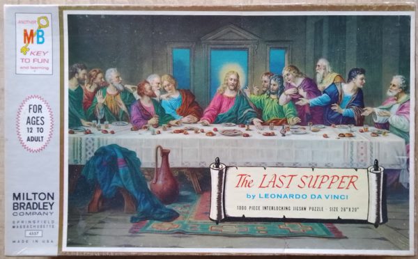 Image of the puzzle 1000, MB, The Last Supper, Complete, Picture of the box