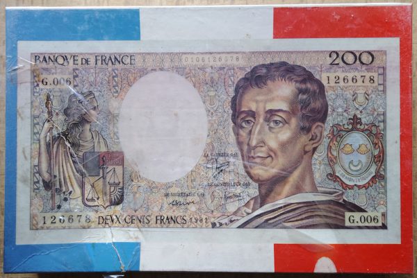 Image of the puzzle 1000, International Team, French Franc, Factory Sealed, Picture of the box