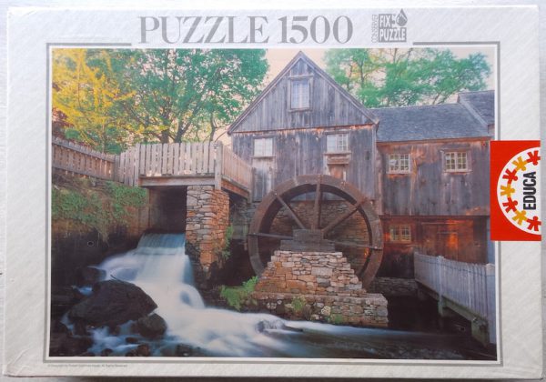 Image of the puzzle 1500, Educa, Mill, Robert Cushman Hayes, Factory Sealed, Picture of the box