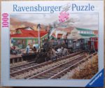 Image of the puzzle 1000, Ravensburger, Memory Junction, by Ken Zylla, Complete, Picture of the box