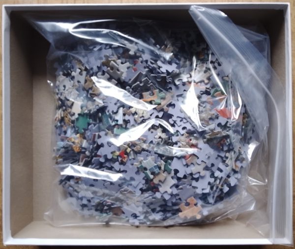 Image of the puzzle 1000, Ravensburger, Memory Junction, by Ken Zylla, Complete, Picture of the bag